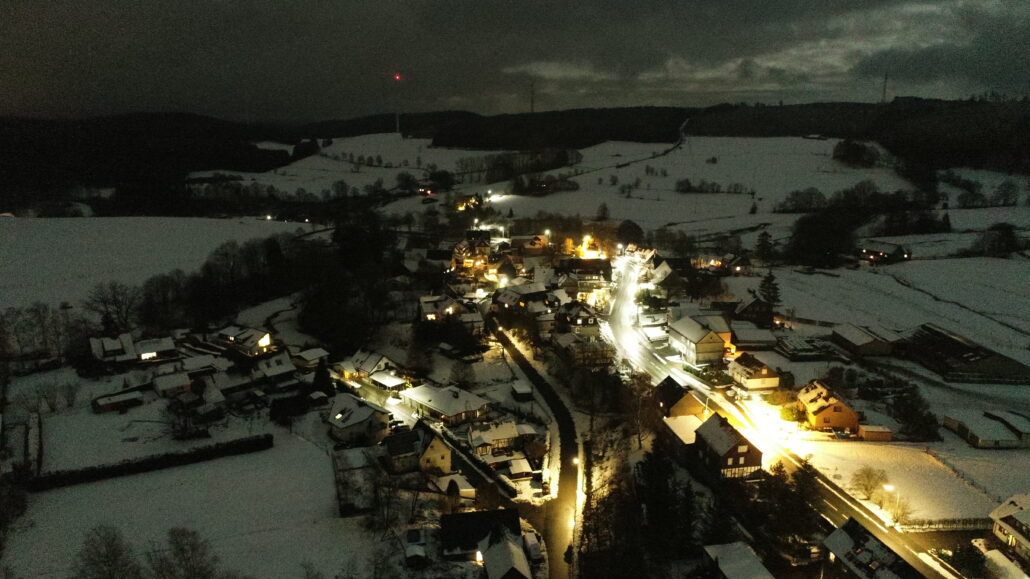 Weidenhausen aus der Luft